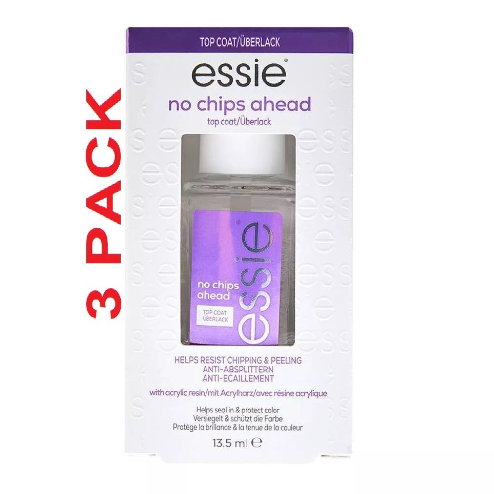 Essie - 3 Pack - No Chips Ahead Top Coat -
